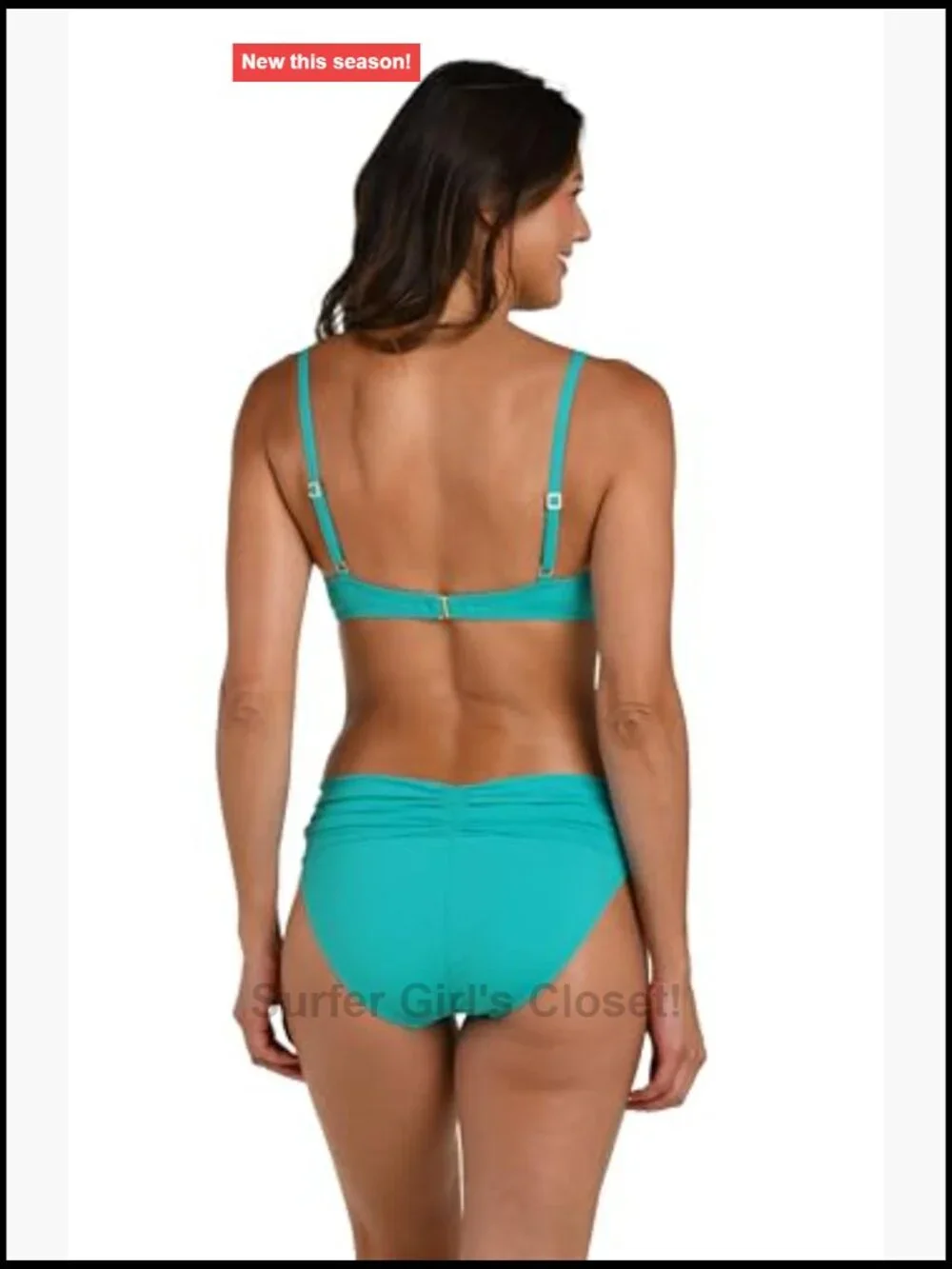 Deep Plunge Bikini Top with Molded Cups